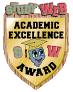 Academic Excellence Award logo.