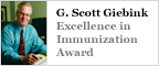 G. Scott Giebink Excellence in Immunization Award logo.