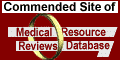 Commended Site of Medical Resource Reviews Database logo.